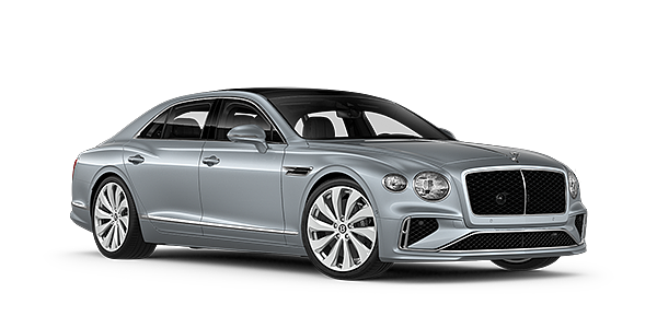 Bentley Athens New Bentley Flying Spur sedan front three quarter in Silverlake paint