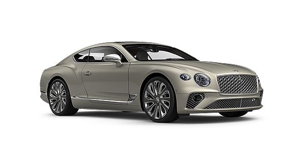 Bentley Athens Bentley GT Mulliner coupe in White Sand paint front 34
